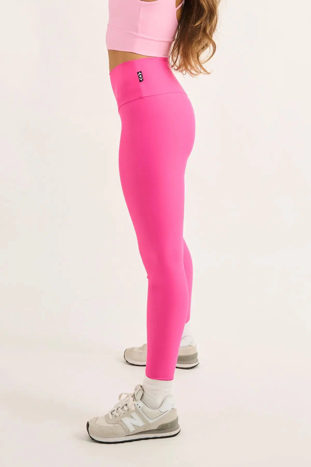 Candy Pink Performance - High Waisted Leggings-Activewear-Exoticathletica