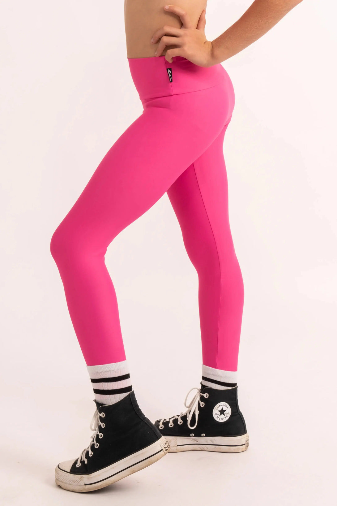 Candy Pink Performance - Kids Leggings-Activewear-Exoticathletica