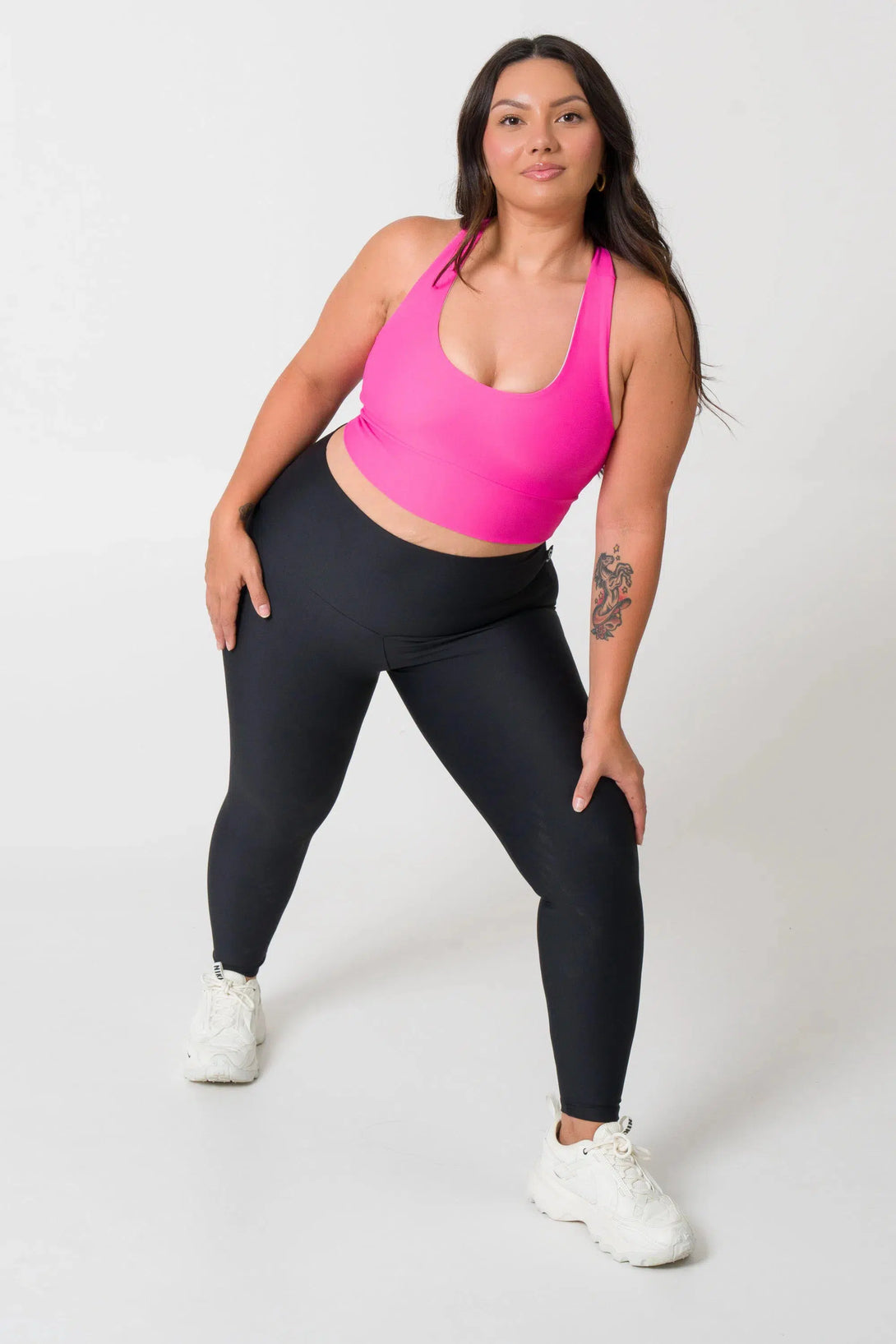 Candy Pink Performance - T Back Comfort Crop Top-Activewear-Exoticathletica