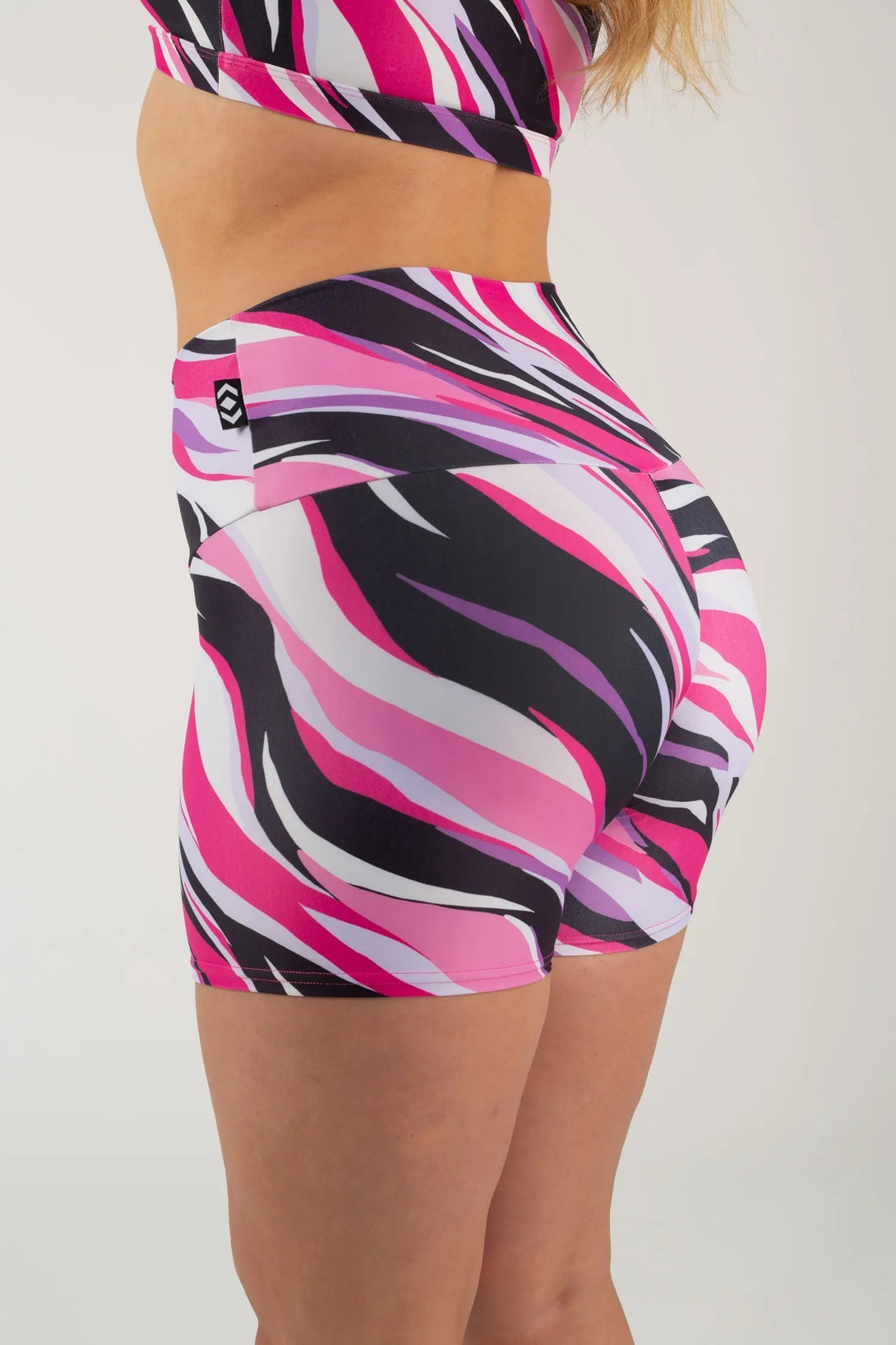 Catwalk Performance - High Waisted Booty Shorts-Activewear-Exoticathletica