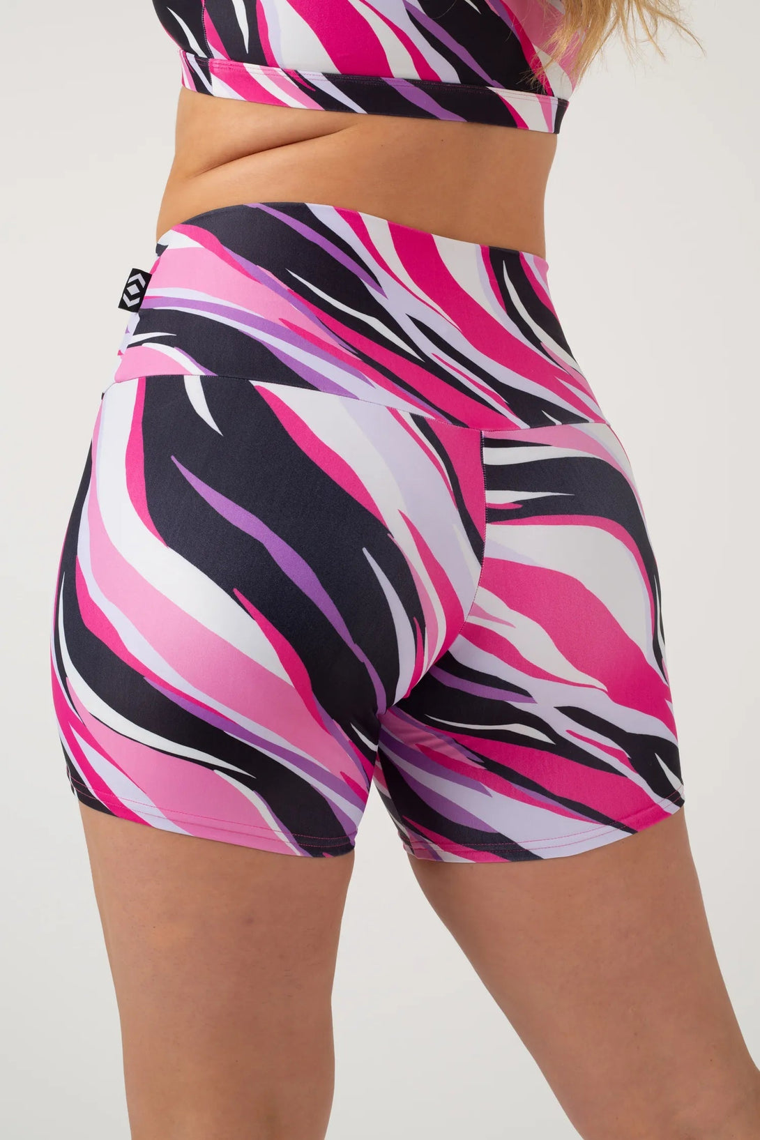 Catwalk Performance - High Waisted Booty Shorts-Activewear-Exoticathletica