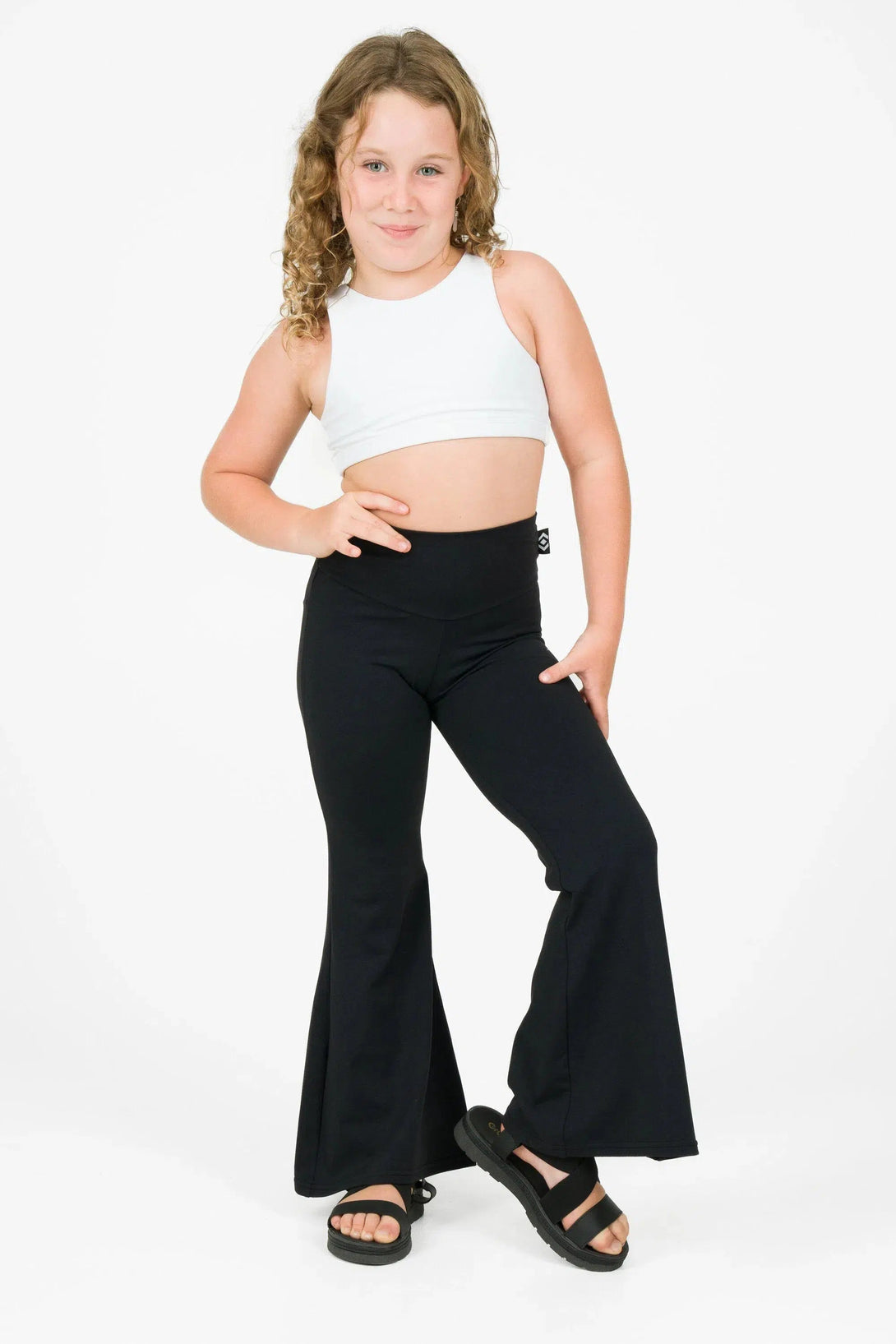 Comfy Cotton Kids Baby Bells - Black-Activewear-Exoticathletica