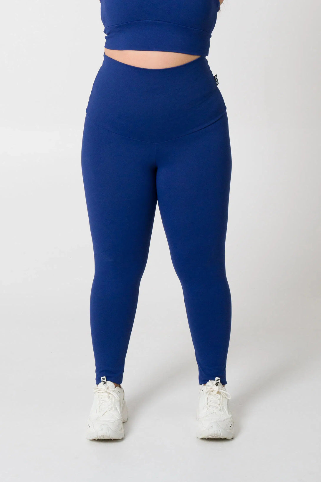 Dark Navy Body Contouring - Extra High Waisted Leggings-Activewear-Exoticathletica