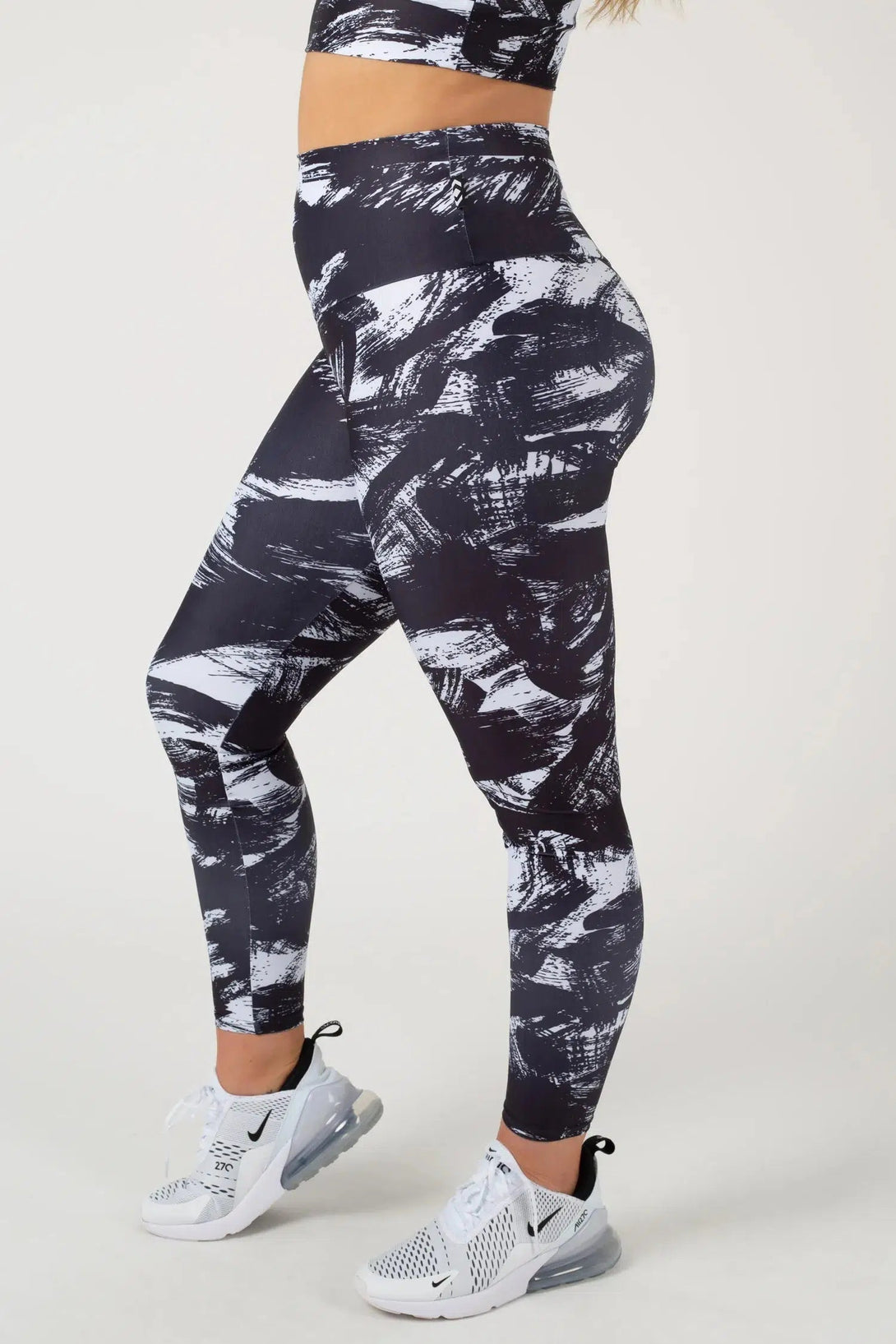 Destruction Performance - High Waisted Leggings-Activewear-Exoticathletica