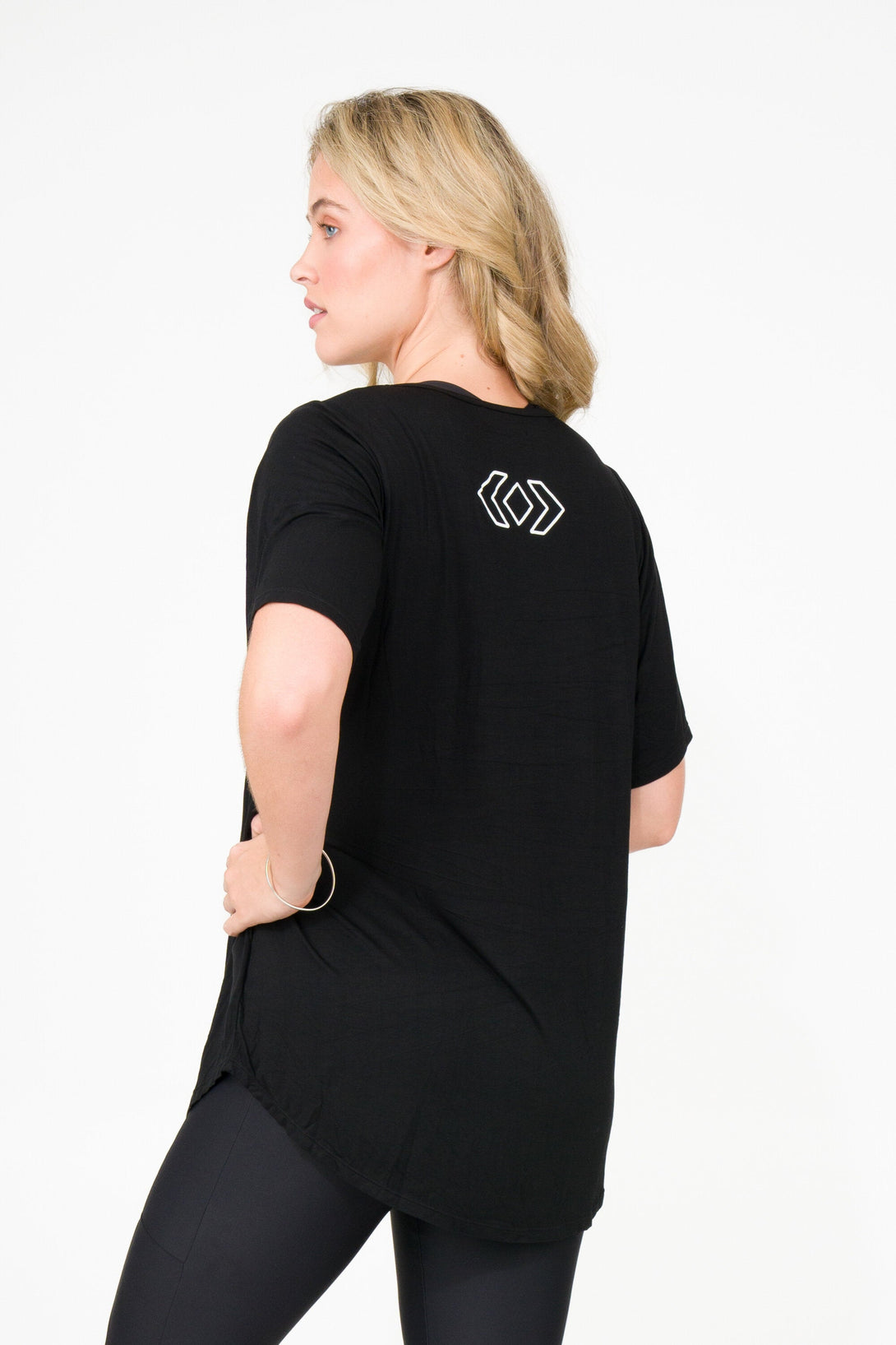 Do It For The Booty Black Slinky To Touch - Plain Boyfriend Tee-Activewear-Exoticathletica