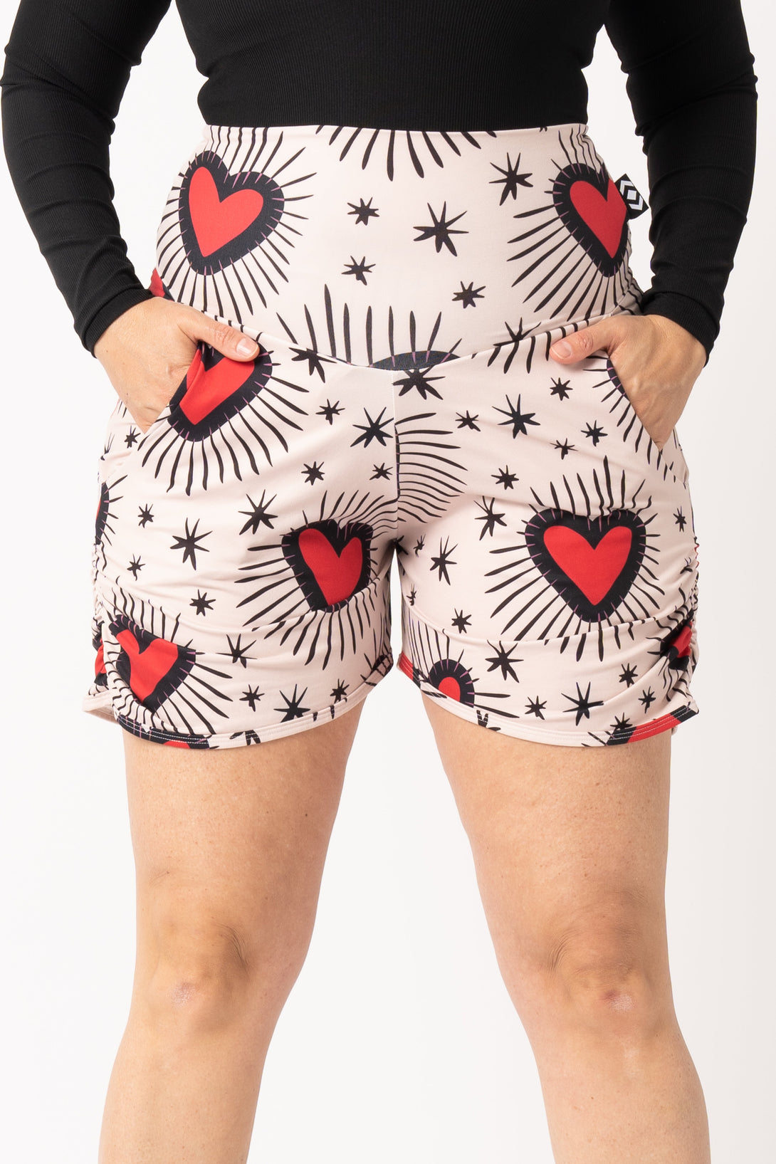 Eat Your Heart Out Soft To Touch - Jogger Shorts W/ Pockets-Activewear-Exoticathletica
