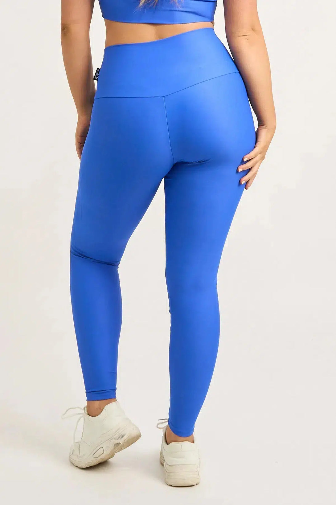 Electric Blue Performance - High Waisted Leggings-Activewear-Exoticathletica