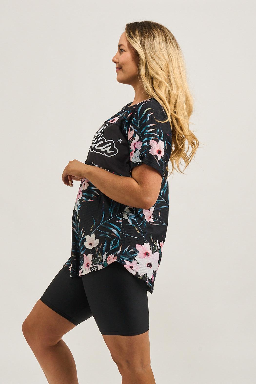 Exotic At Heart Bball Mesh - Exotica Boyfriend Tee-Activewear-Exoticathletica