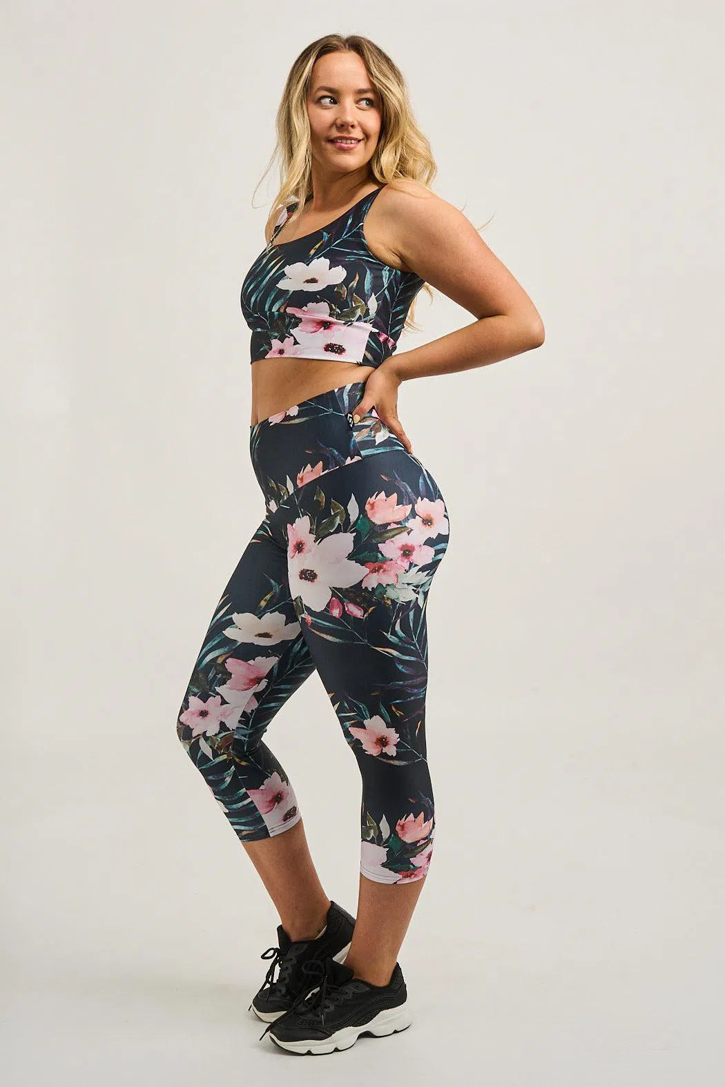 Exotic At Heart Performance - Booty Scrunch High Waisted Capri Leggings-9358328353287-Activewear-Exoticathletica