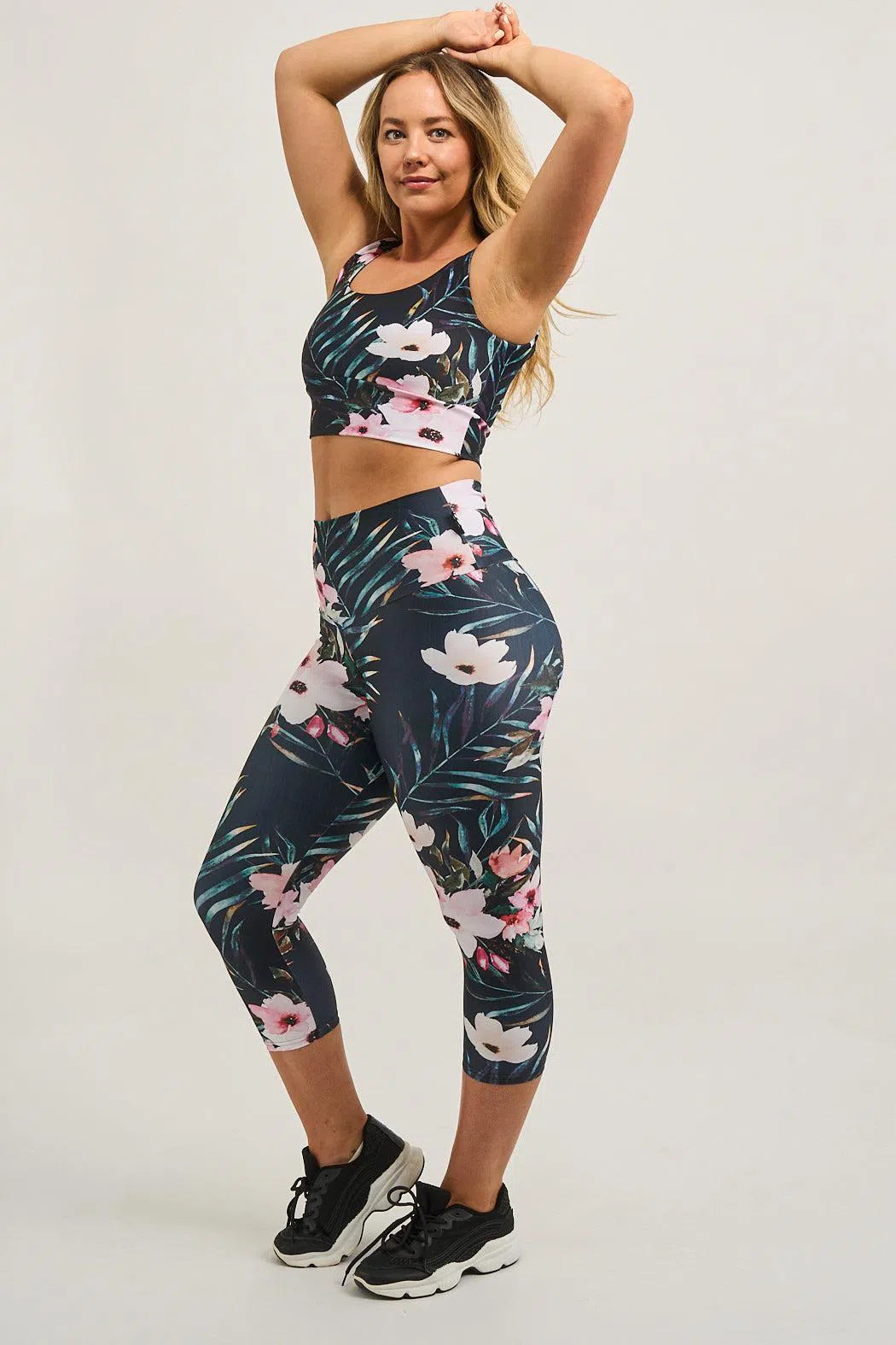 Exotic At Heart Performance - Double Booty Scrunch High Waisted Capri Leggings-9358328353881-Activewear-Exoticathletica