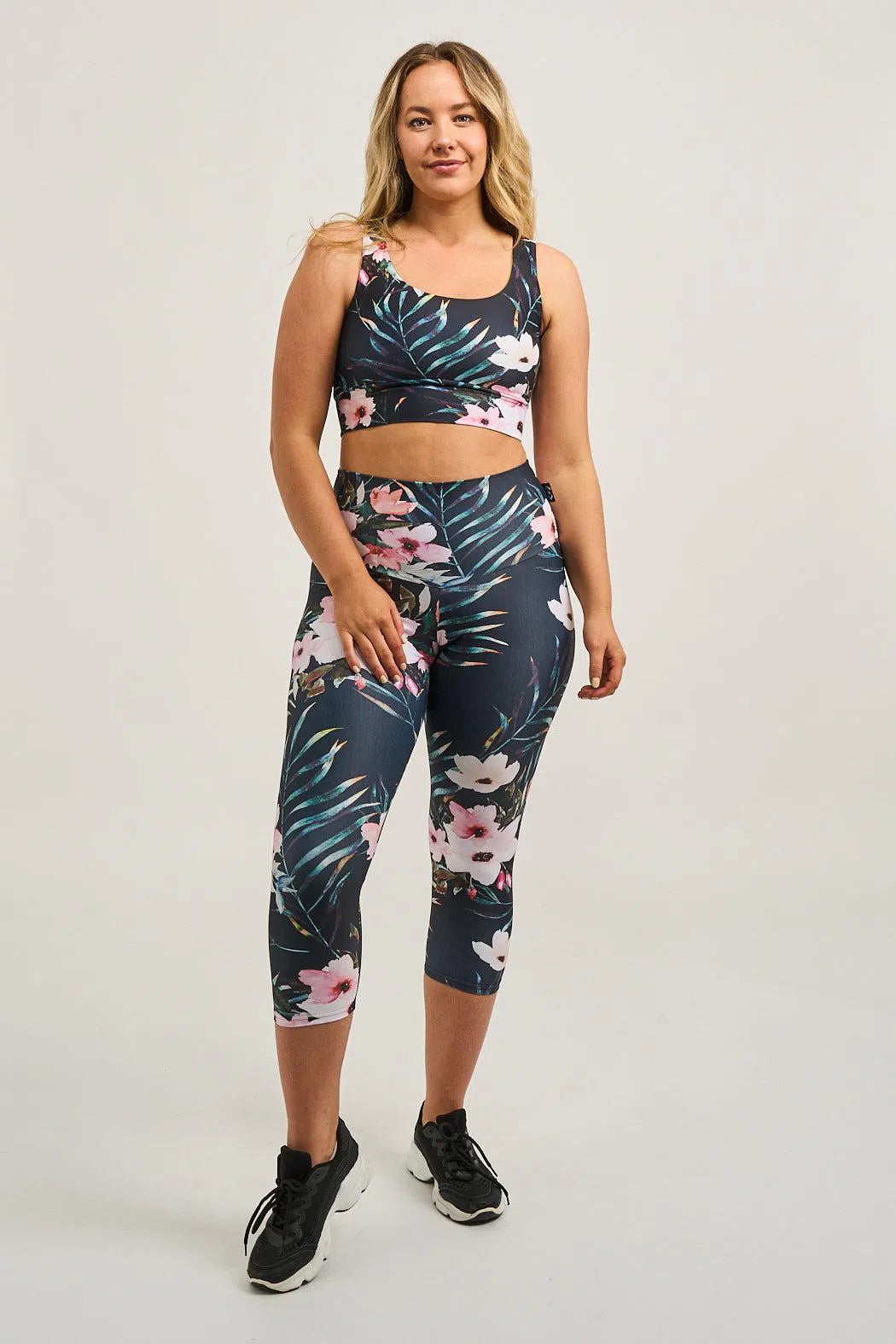 Exotic At Heart Performance - Double Booty Scrunch High Waisted Capri Leggings-Activewear-Exoticathletica