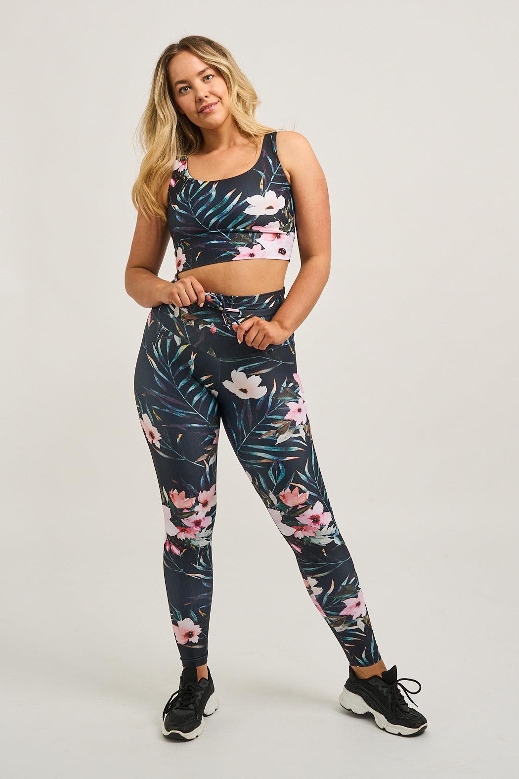 Exotic At Heart Performance - Drawstring High Waisted Leggings-9358328356882-Activewear-Exoticathletica