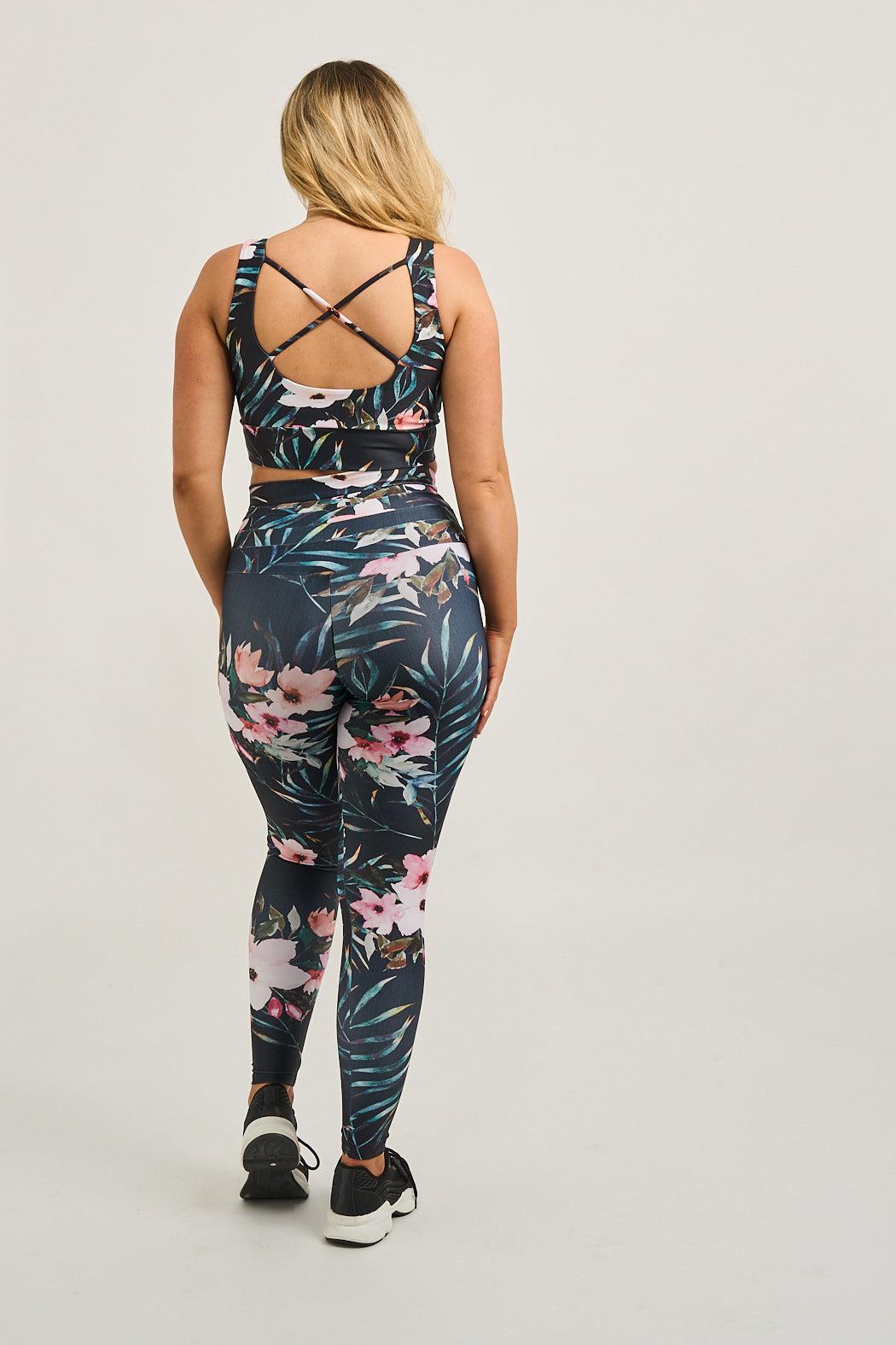 Exotic At Heart Performance - Drawstring High Waisted Leggings-Activewear-Exoticathletica