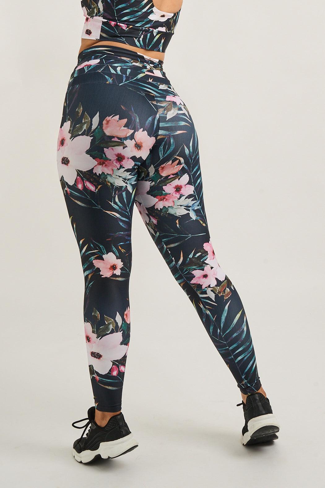 Exotic At Heart Performance - Drawstring High Waisted Leggings-Activewear-Exoticathletica