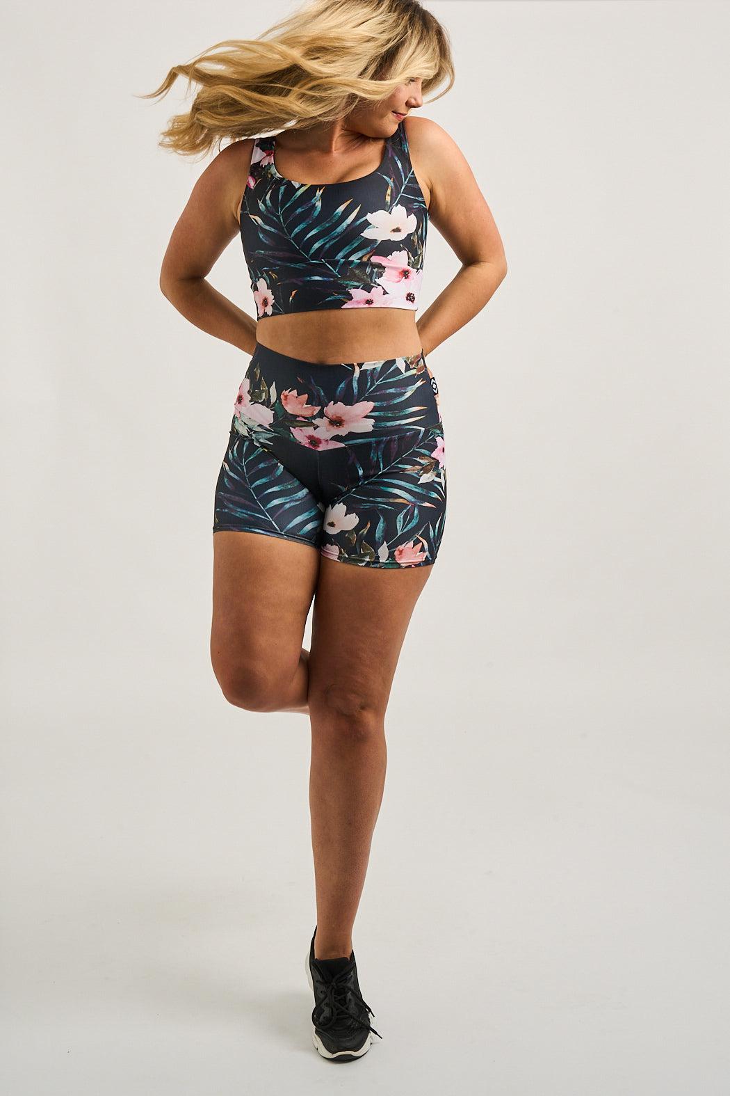 Exotic At Heart Performance - Extra High Waisted Booty Shorts-9358328352501-Activewear-Exoticathletica