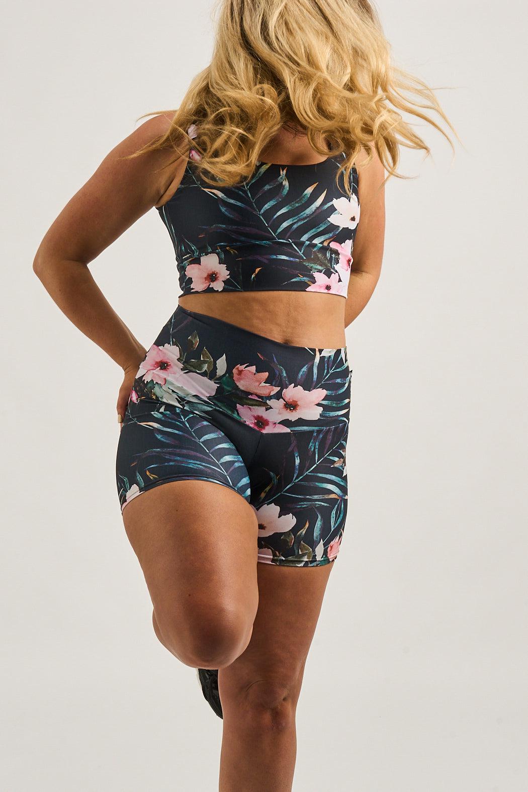 Exotic At Heart Performance - Extra High Waisted Booty Shorts-Activewear-Exoticathletica