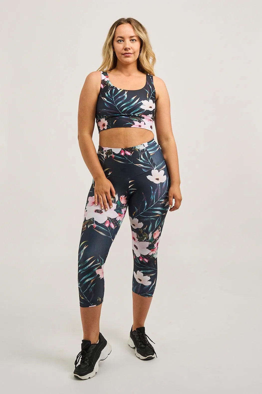 Exotic At Heart Performance - Extra High Waisted Capri Leggings-9358328316060-Activewear-Exoticathletica