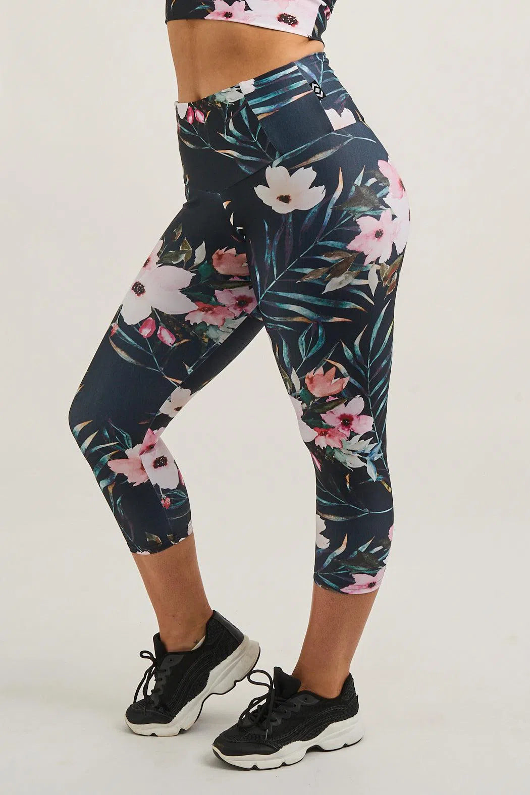 Exotic At Heart Performance - Extra High Waisted Capri Leggings-Activewear-Exoticathletica