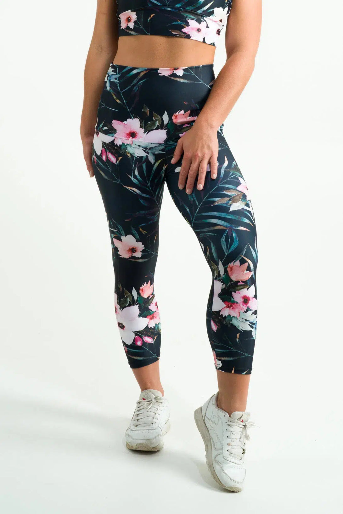 Exotic At Heart Performance - Extra High Waisted Capri Leggings-Activewear-Exoticathletica