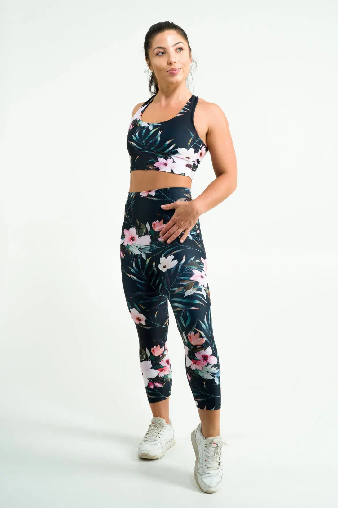 Exotic At Heart Performance - Extra High Waisted Capri Leggings-Activewear-Exoticathletica