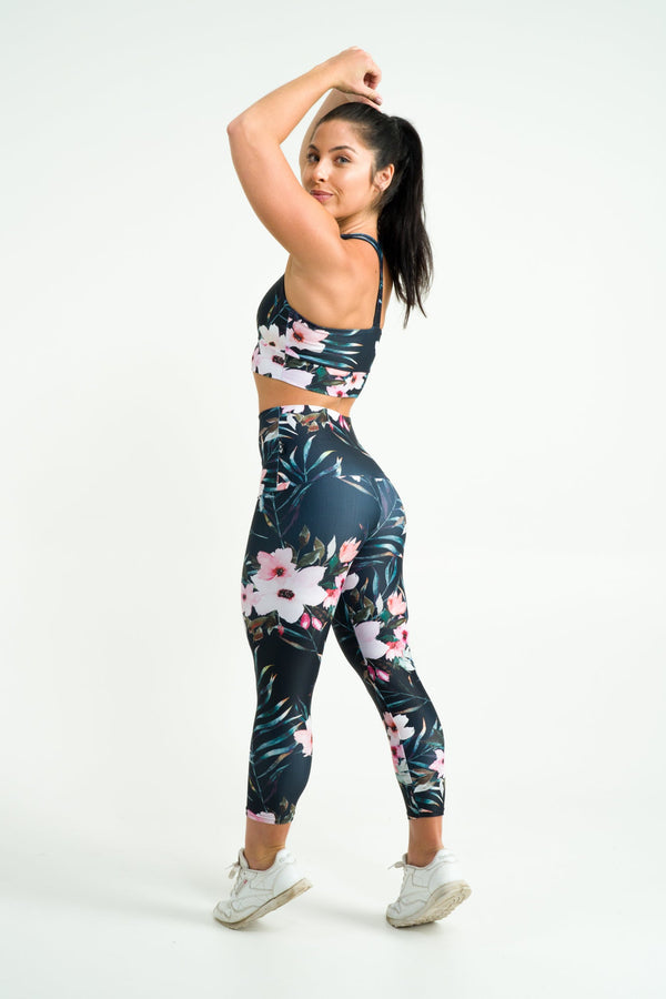 Exotic At Heart Performance - Extra High Waisted Capri Leggings-Activewear-Exoticathletica