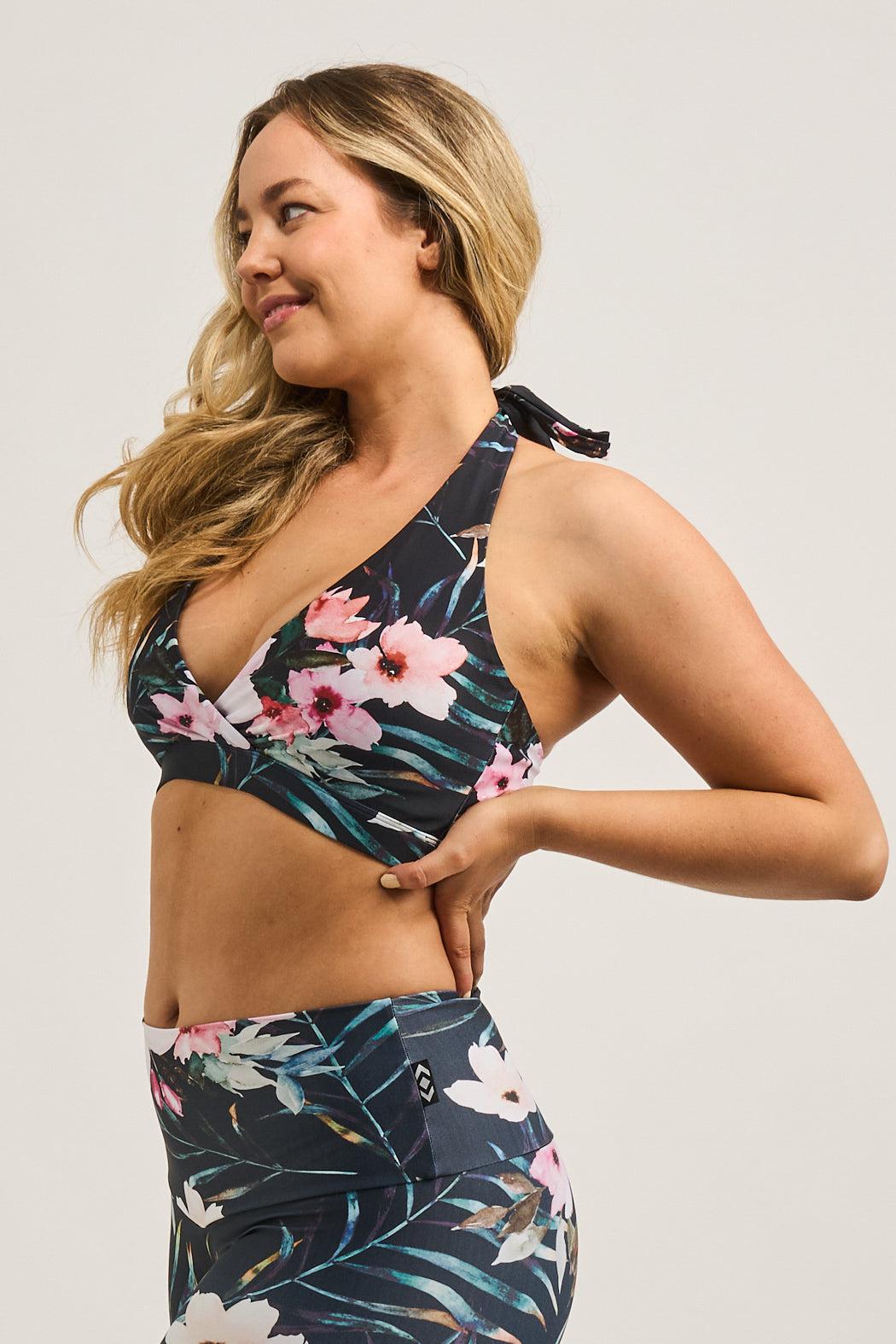 Exotic At Heart Performance - Halter Crop-Activewear-Exoticathletica