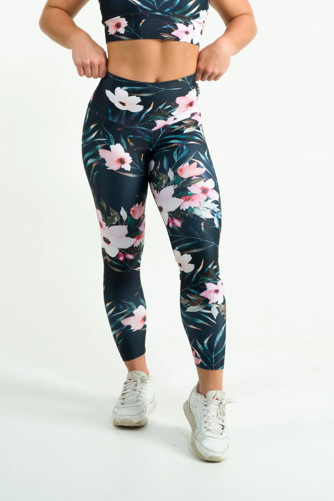 Exotic At Heart Performance - High Waisted 7/8 Leggings-Activewear-Exoticathletica