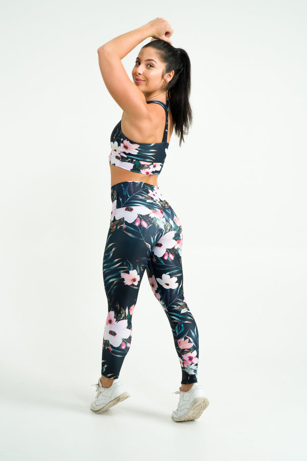 Exotic At Heart Performance - High Waisted 7/8 Leggings-Activewear-Exoticathletica