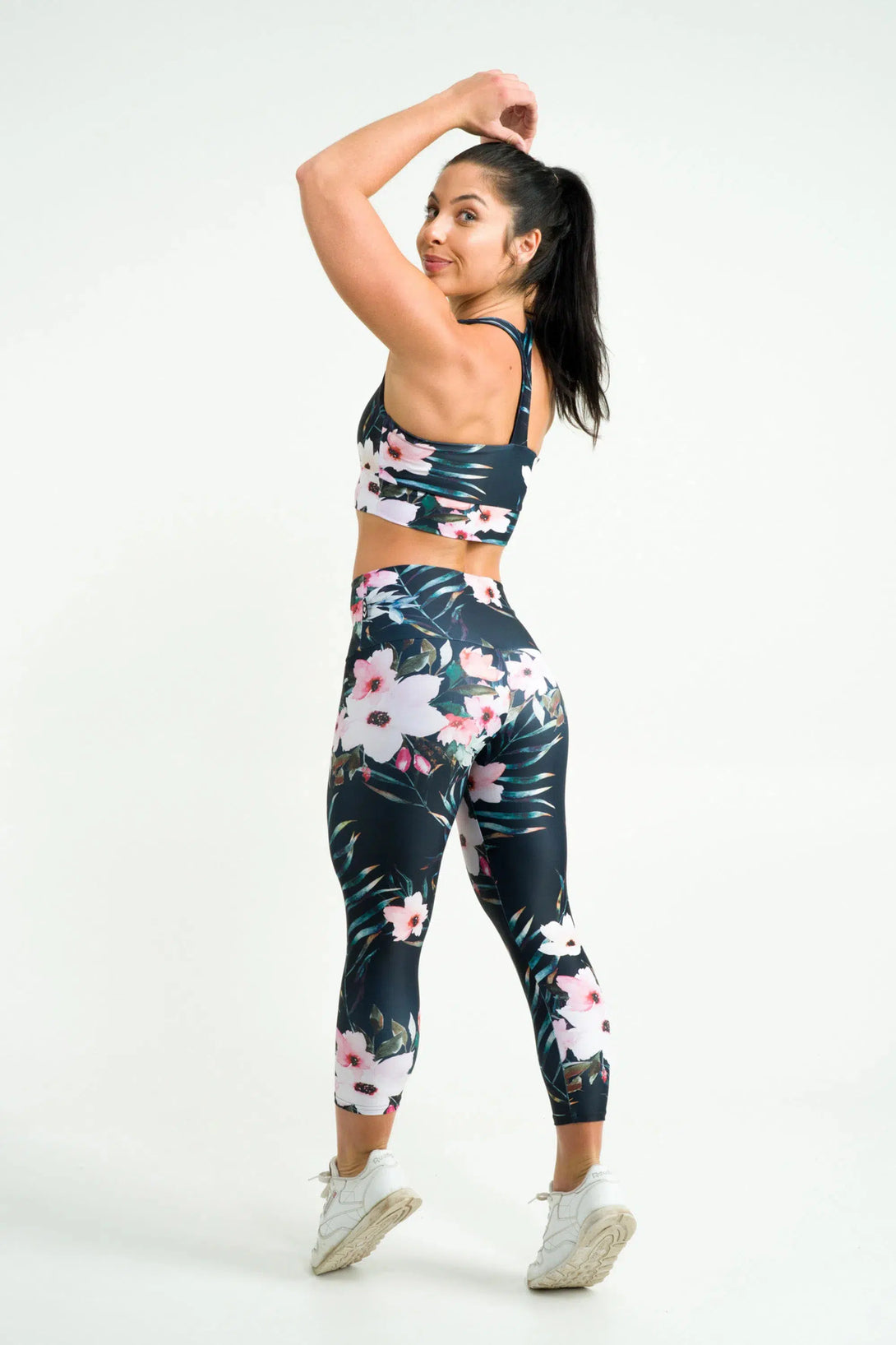 Exotic at Heart Performance - High Waisted Capri Leggings-Activewear-Exoticathletica