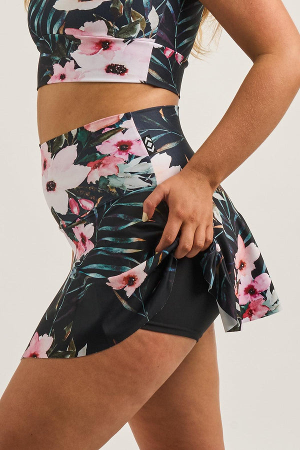 Exotic At Heart Performance - High Waisted Simple Skort-Activewear-Exoticathletica