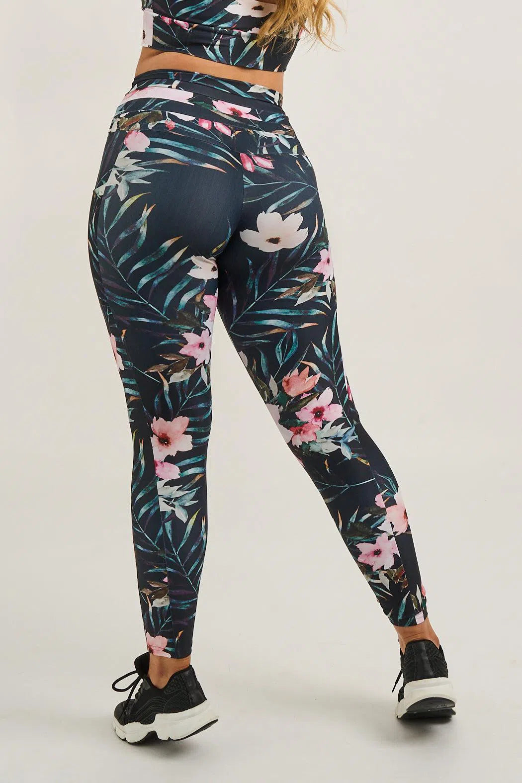 Exotic At Heart Performance - Panel Pocket Drawstring High Waisted Leggings-Activewear-Exoticathletica