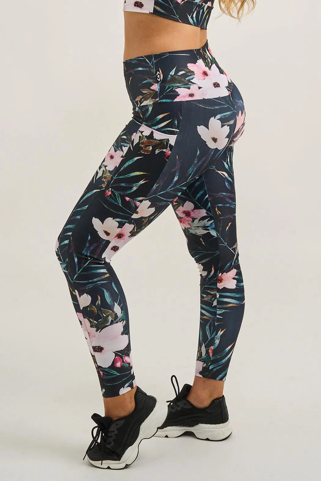 Exotic At Heart Performance - Panel Pocket High Waisted Leggings-Activewear-Exoticathletica