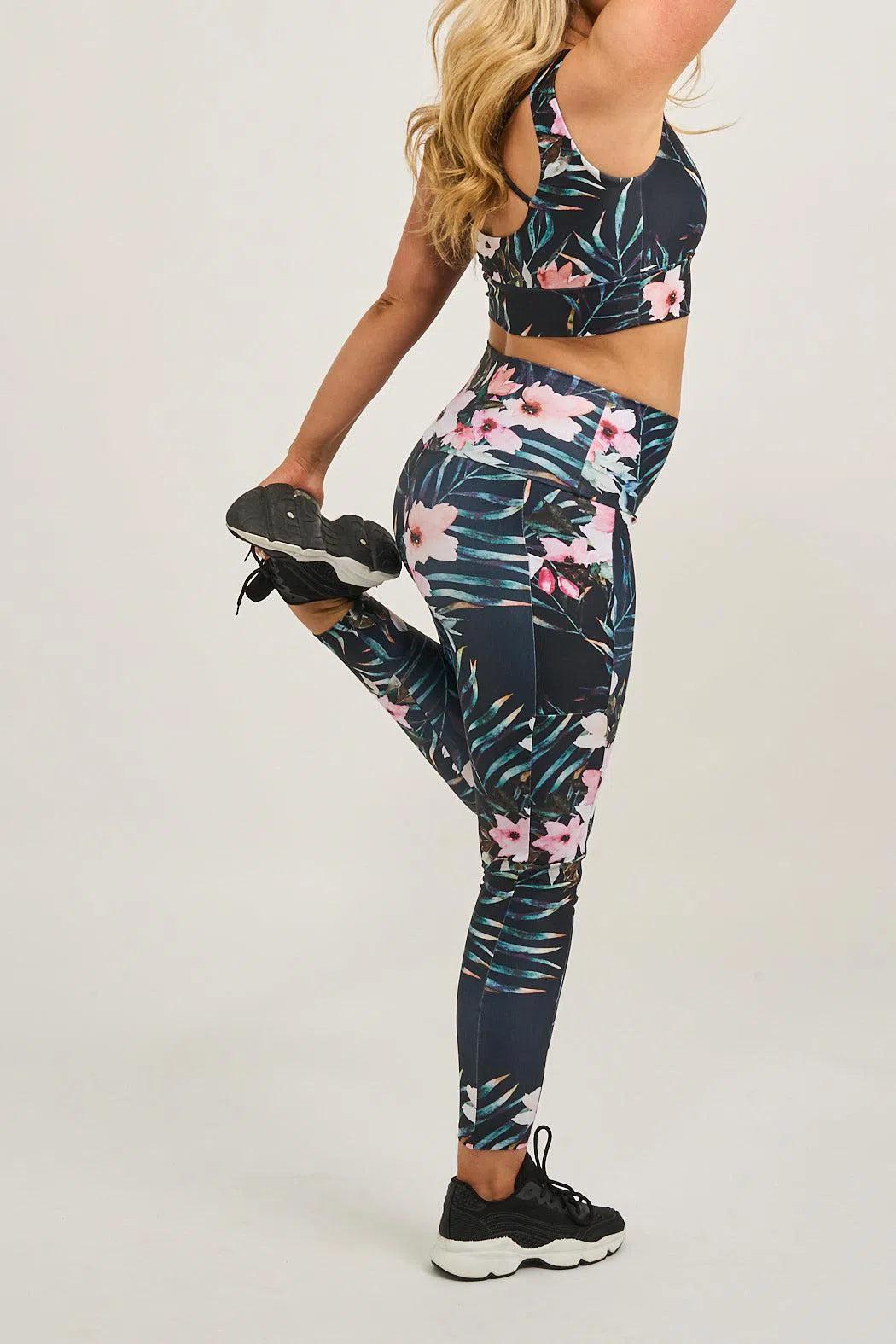 Exotic At Heart Performance - Panel Pocket High Waisted Leggings-Activewear-Exoticathletica