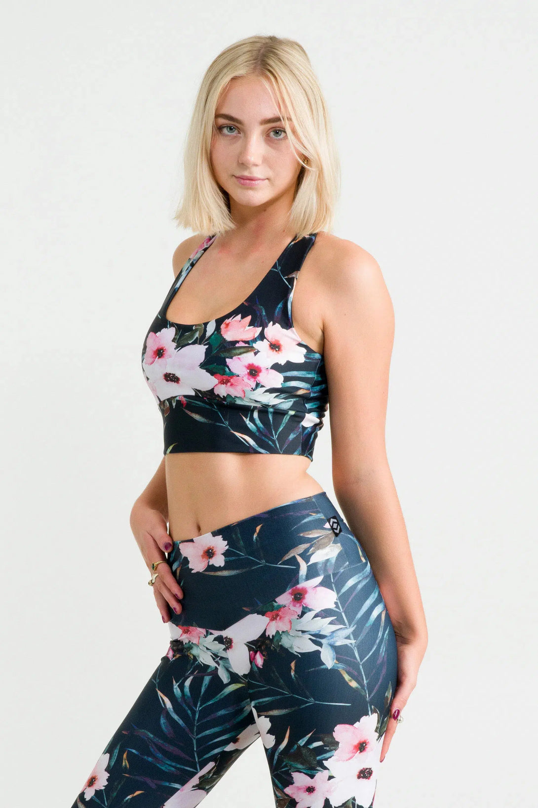 Exotic At Heart Performance - T Back Comfort Crop Top-Activewear-Exoticathletica