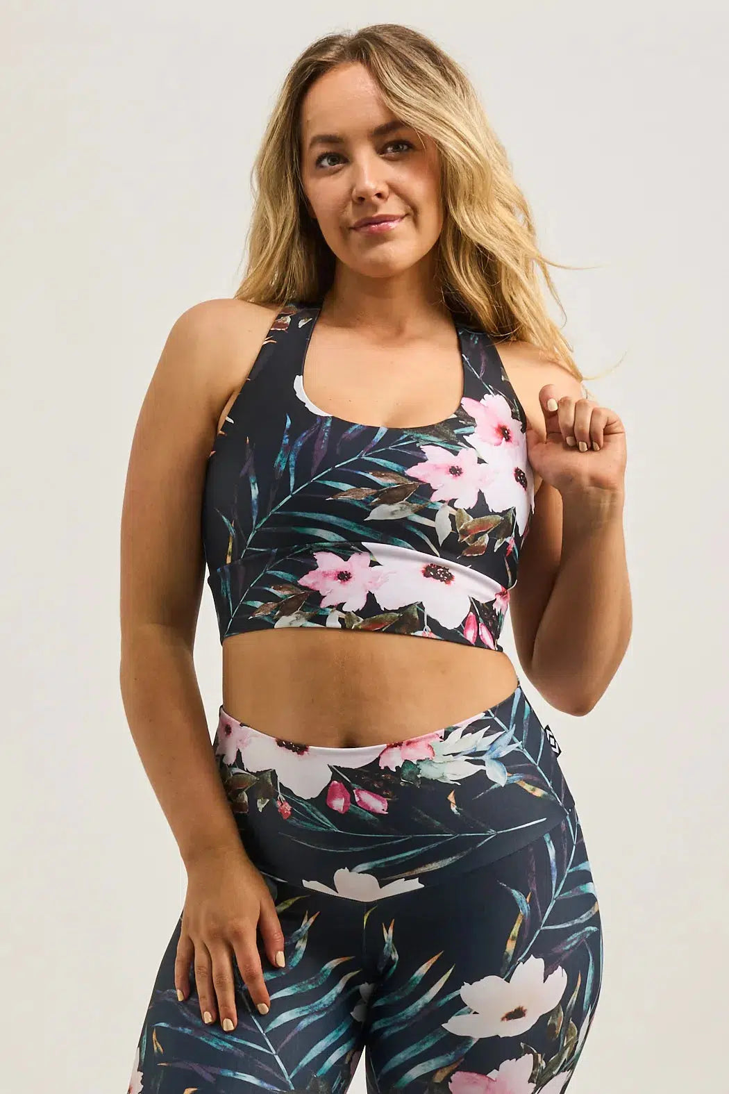 Exotic At Heart Performance - T Back Comfort Crop Top-Activewear-Exoticathletica