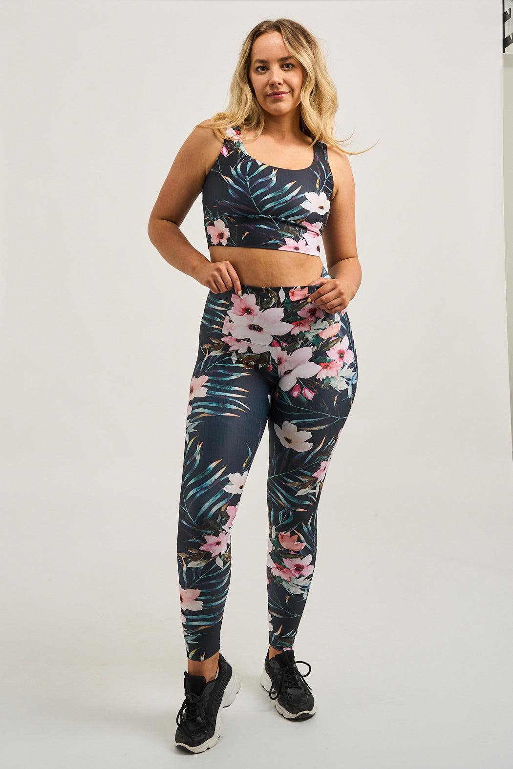 Exotic At Heart Performance - Tummy Control High Waisted Leggings-Activewear-Exoticathletica