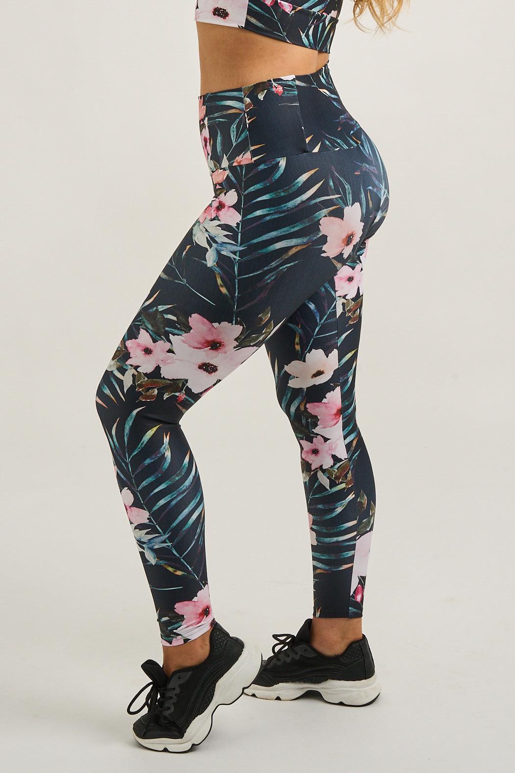 Exotic At Heart Performance - Tummy Control High Waisted Leggings-Activewear-Exoticathletica