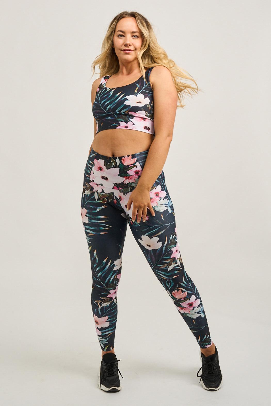 Exotic At Heart Performance - Tummy Control High Waisted Leggings-Activewear-Exoticathletica