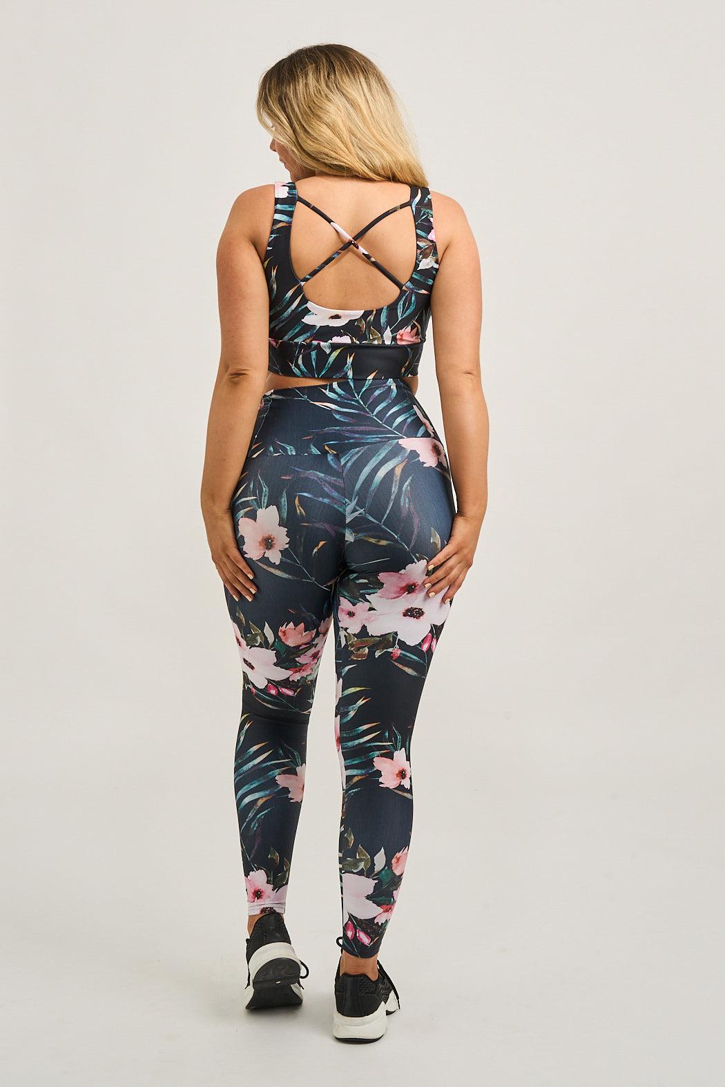 Exotic At Heart Performance - Tummy Control High Waisted Leggings-Activewear-Exoticathletica