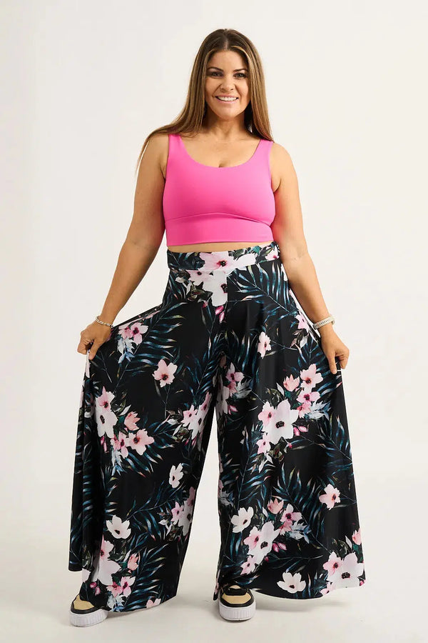 Exotic At Heart Silky - Palazzo Pant-9358328230892-Activewear-Exoticathletica