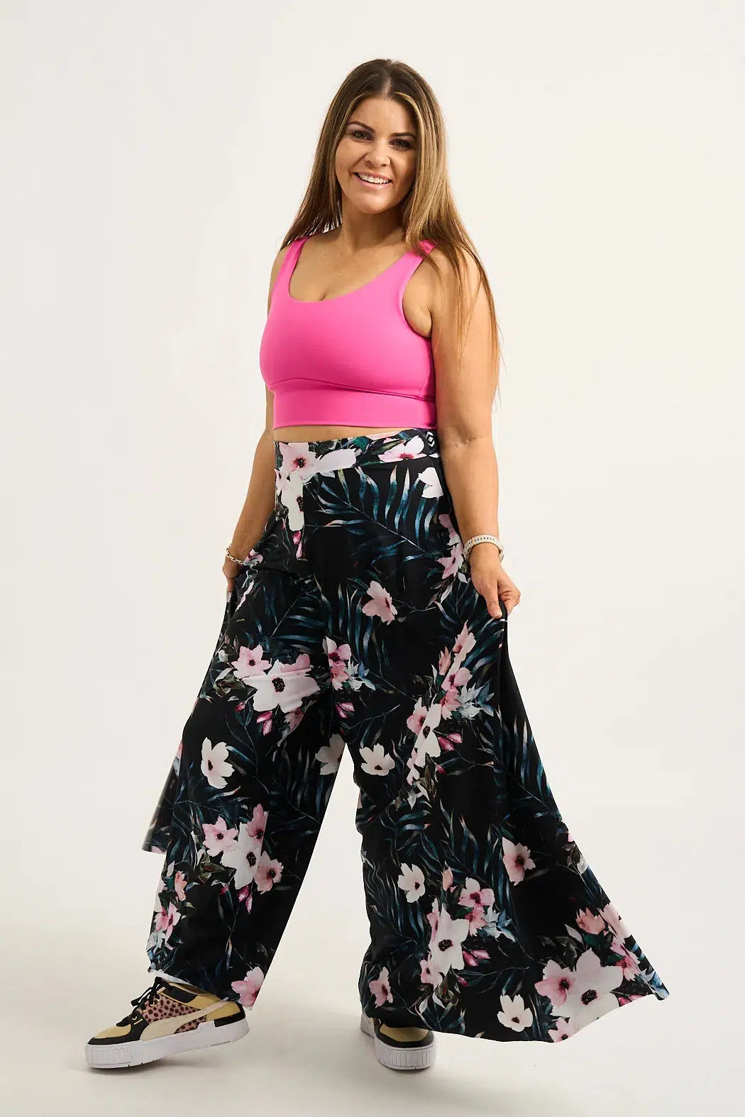 Exotic At Heart Silky - Palazzo Pant-Activewear-Exoticathletica