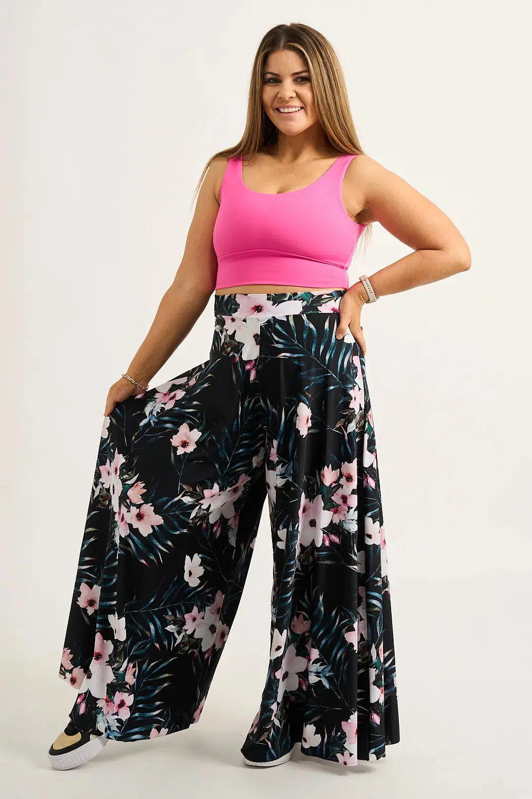 Exotic At Heart Silky - Palazzo Pant-Activewear-Exoticathletica