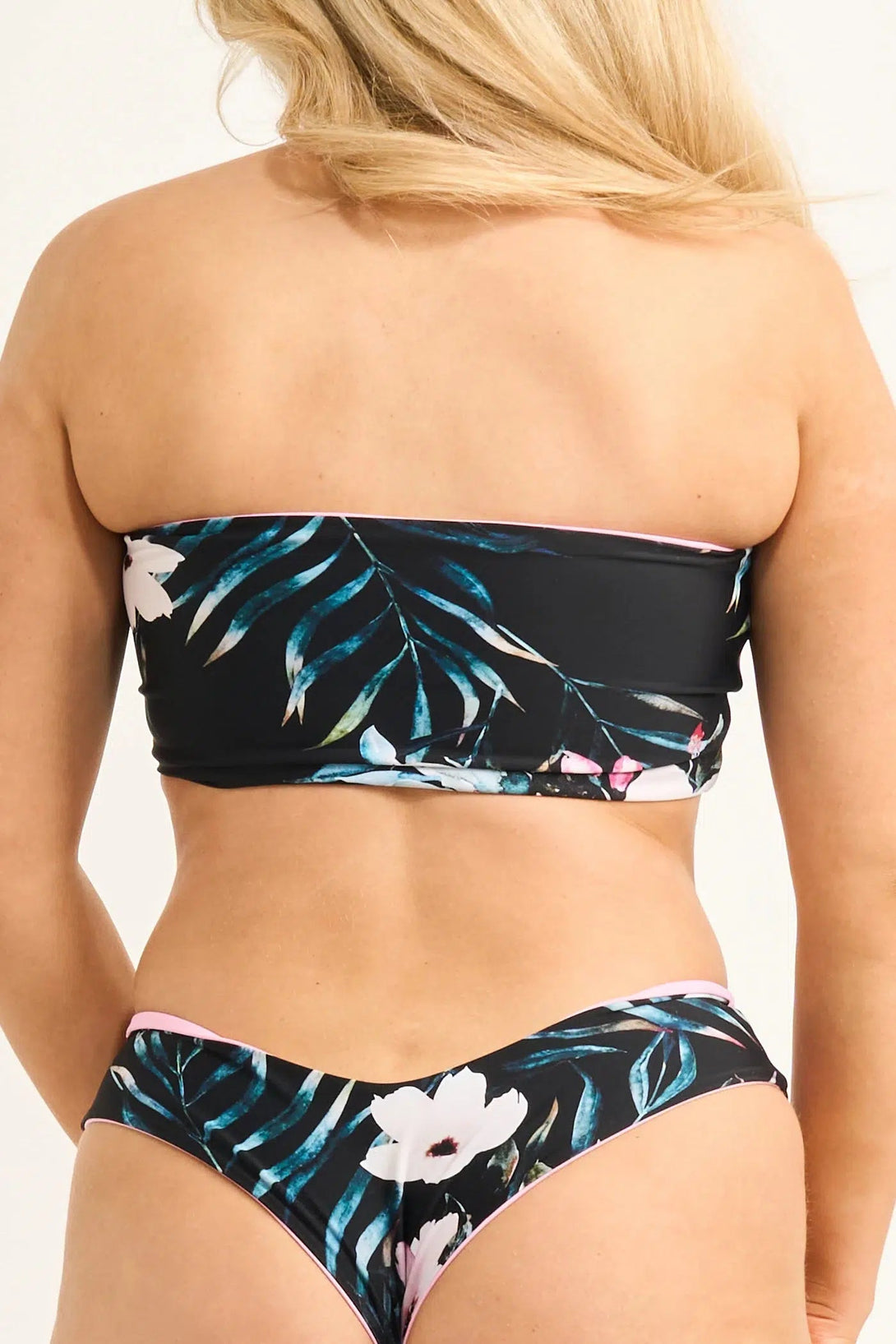 Exotic At Heart Silky - Reversible Bandeau Bikini Top-Activewear-Exoticathletica