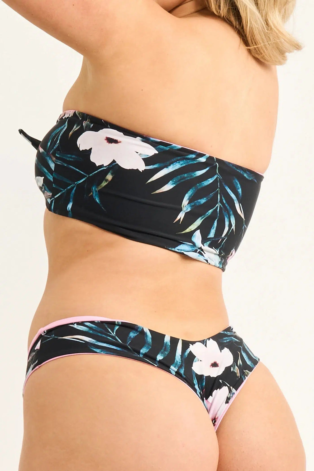 Exotic At Heart Silky - Reversible Cheeky Cut Bikini Bottoms-Activewear-Exoticathletica