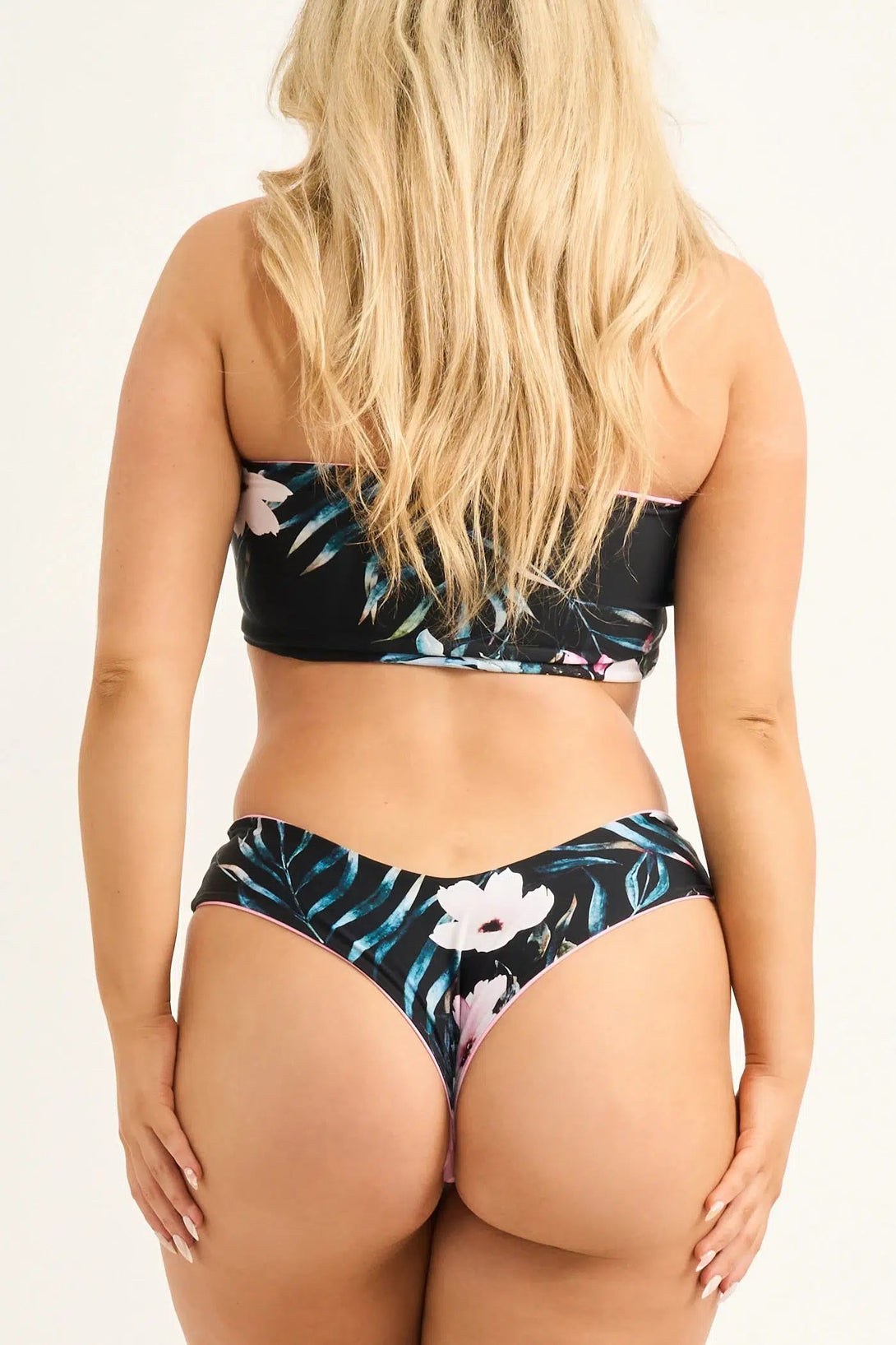 Exotic At Heart Silky - Reversible Cheeky Cut Bikini Bottoms-Activewear-Exoticathletica