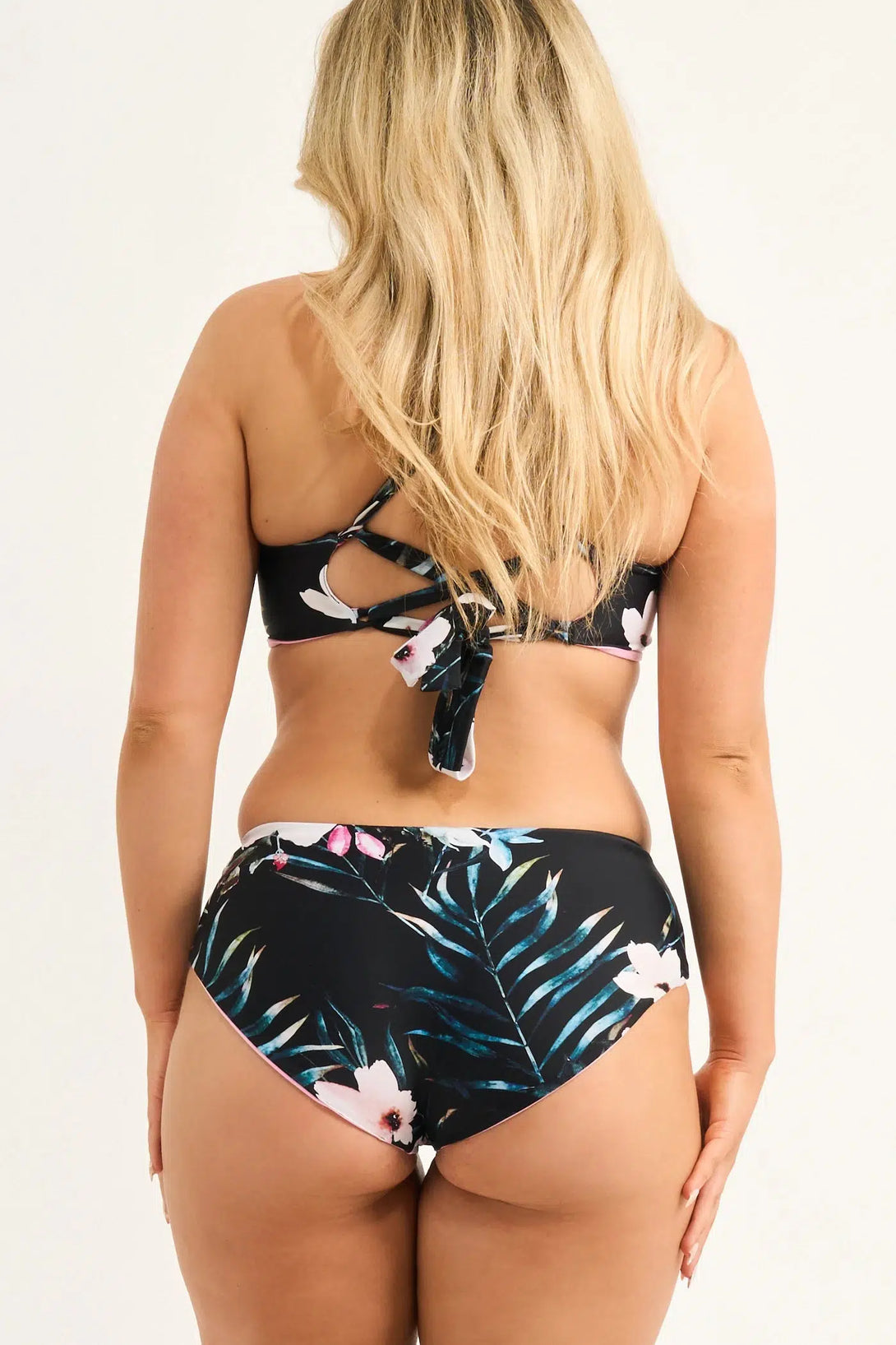 Exotic At Heart Silky - Reversible Full Coverage Brief Bikini Bottoms-Activewear-Exoticathletica