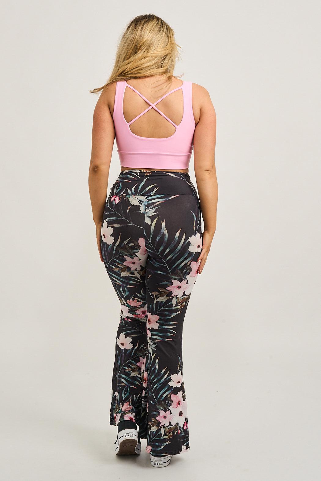 Exotic At Heart Soft To Touch - High Waisted Bells-9358328047285-Activewear-Exoticathletica