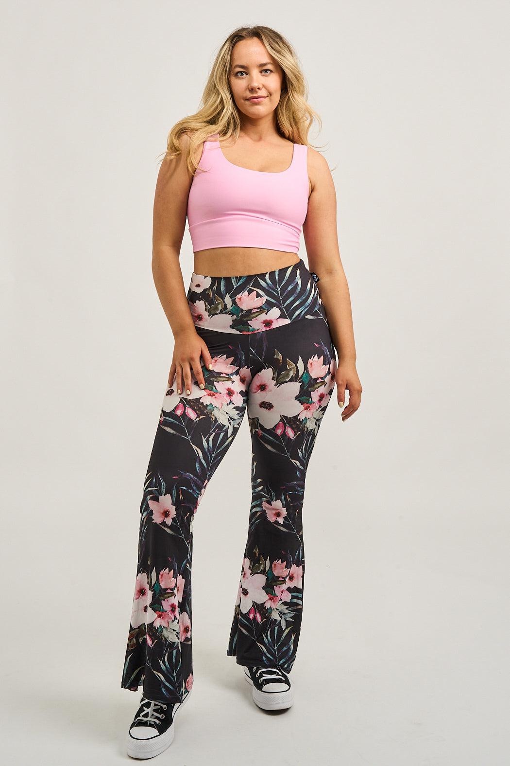 Exotic At Heart Soft To Touch - High Waisted Bells-Activewear-Exoticathletica