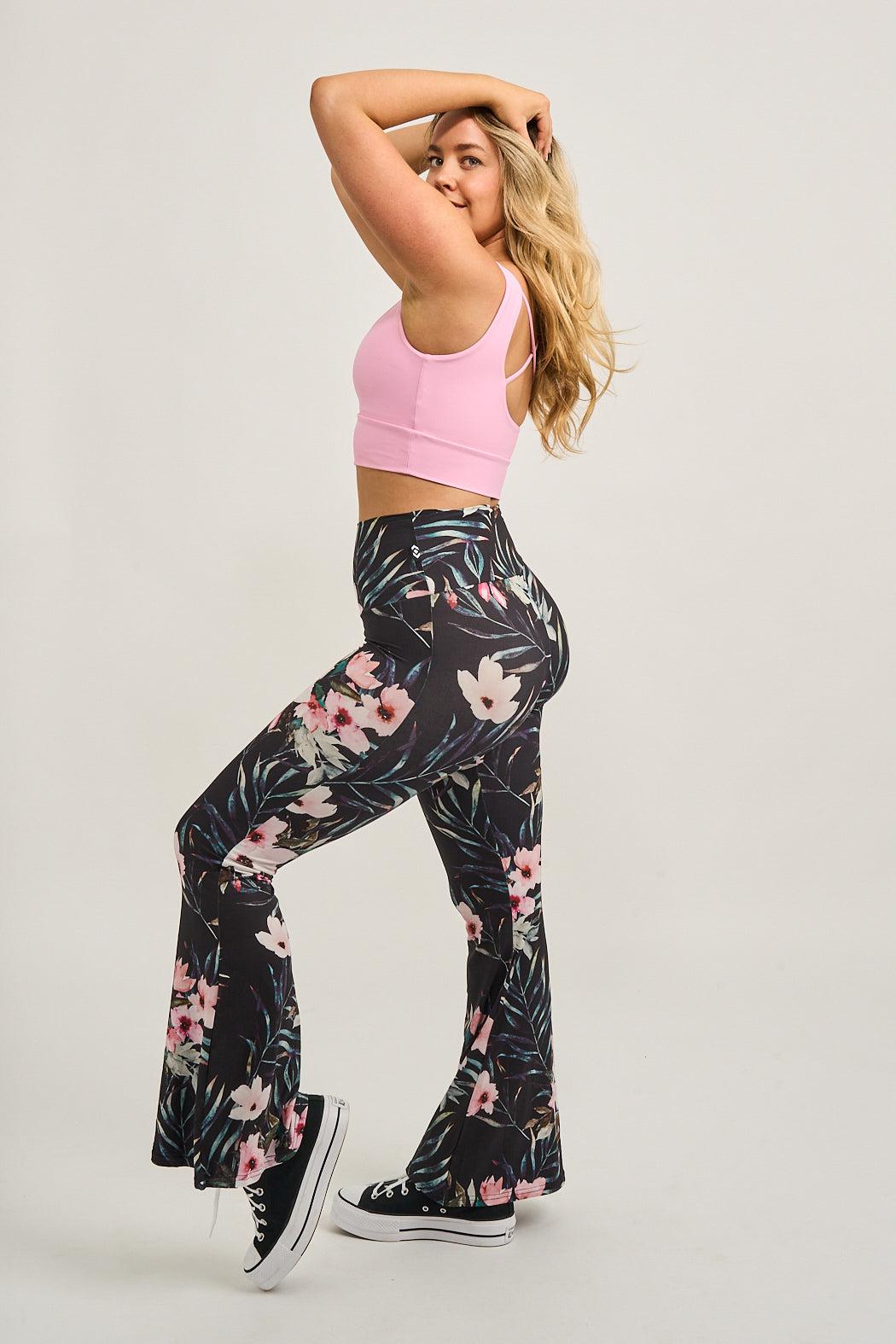 Exotic At Heart Soft To Touch - High Waisted Bells-Activewear-Exoticathletica