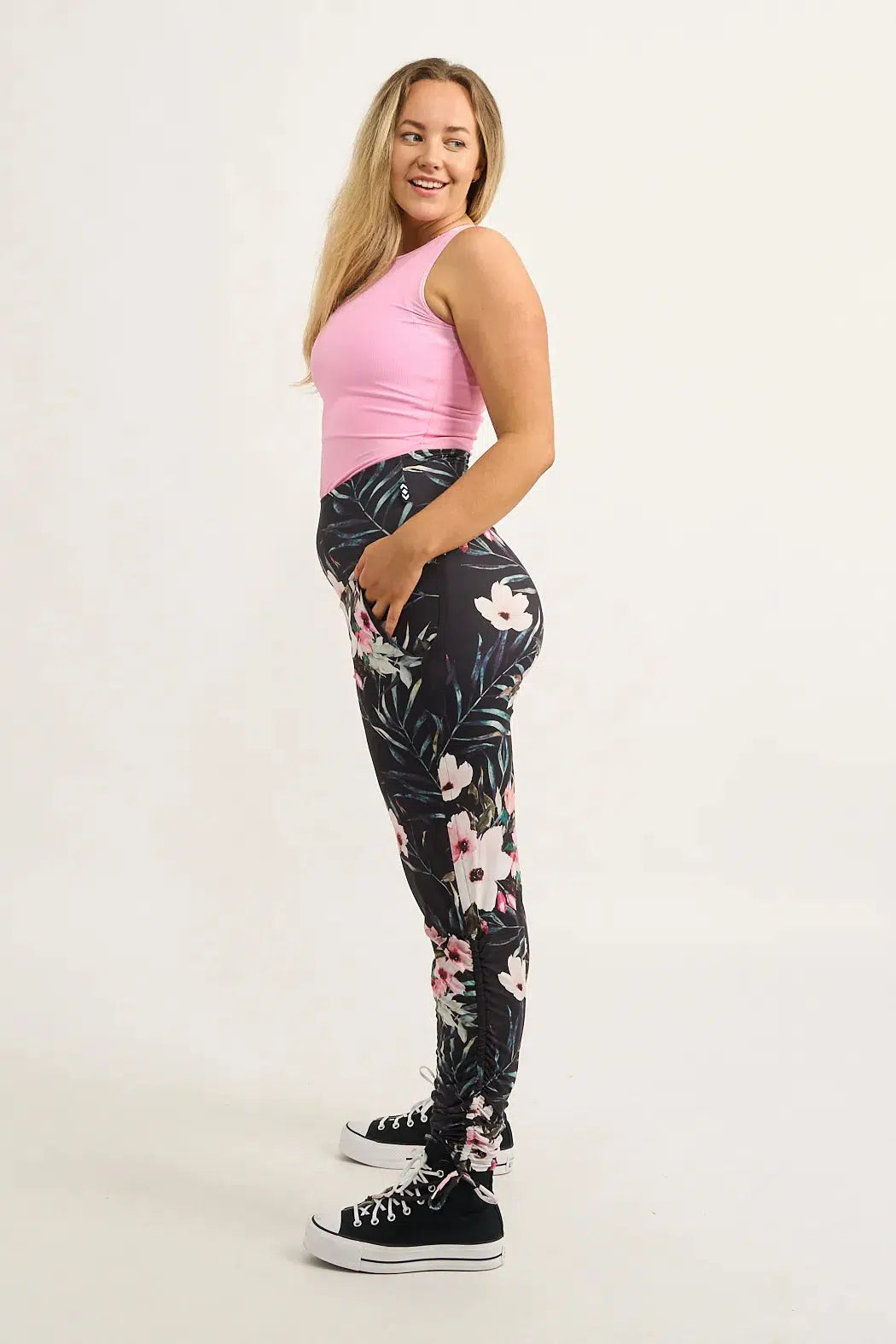 Exotic At Heart Soft To Touch - Jogger Long Tie Sided W/ Pockets-Activewear-Exoticathletica